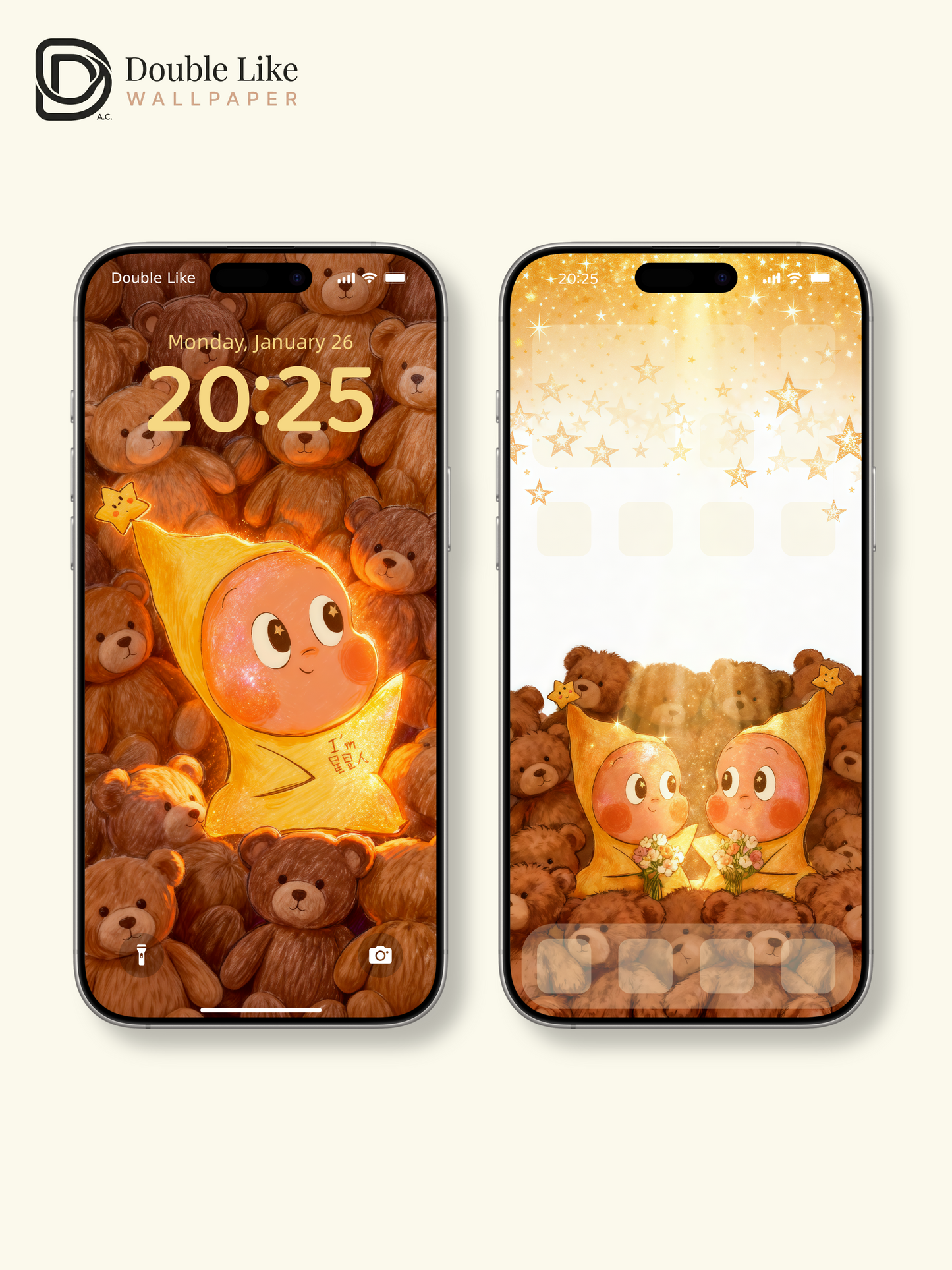 Starlight Hug Project| Cozy Healing Wallpaper Pack [#JJ260]