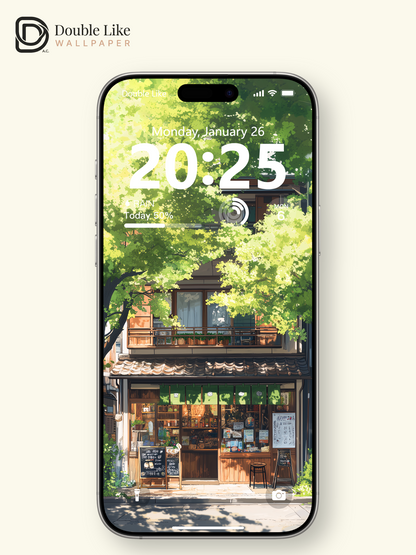 Sunlit Japanese Street Store Healing Anime Aesthetic Wallpaper Pack [#WGF005]