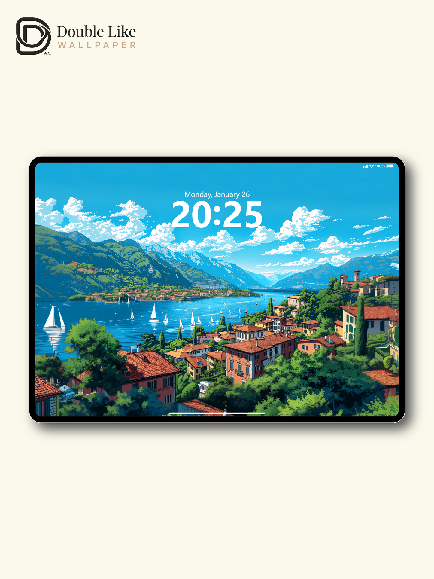 Coastal Town Sailboats Anime Inspired Aesthetic Wallpaper Pack [#WGF041]