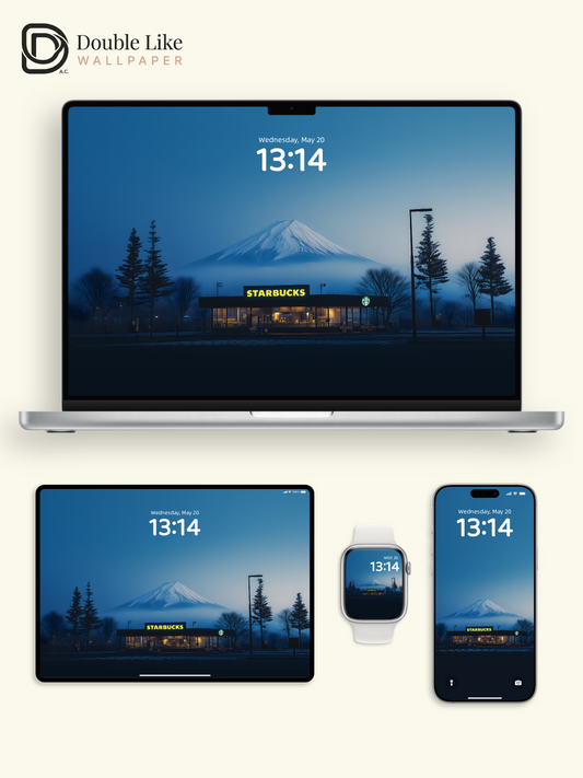 Blue Dawn Fuji Vibes Wallpaper Pack [#ZMY006]
