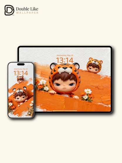 Tiger Mode: ON 🐯🧡 | Motivational Wallpaper Pack [#JJ226]