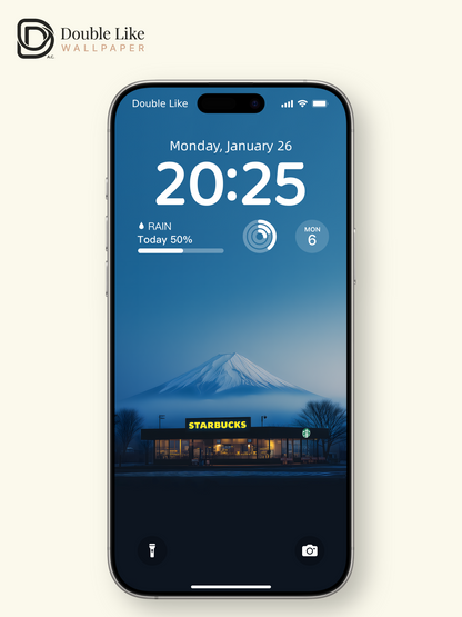 Blue Dawn Fuji Vibes Wallpaper Pack [#ZMY006]