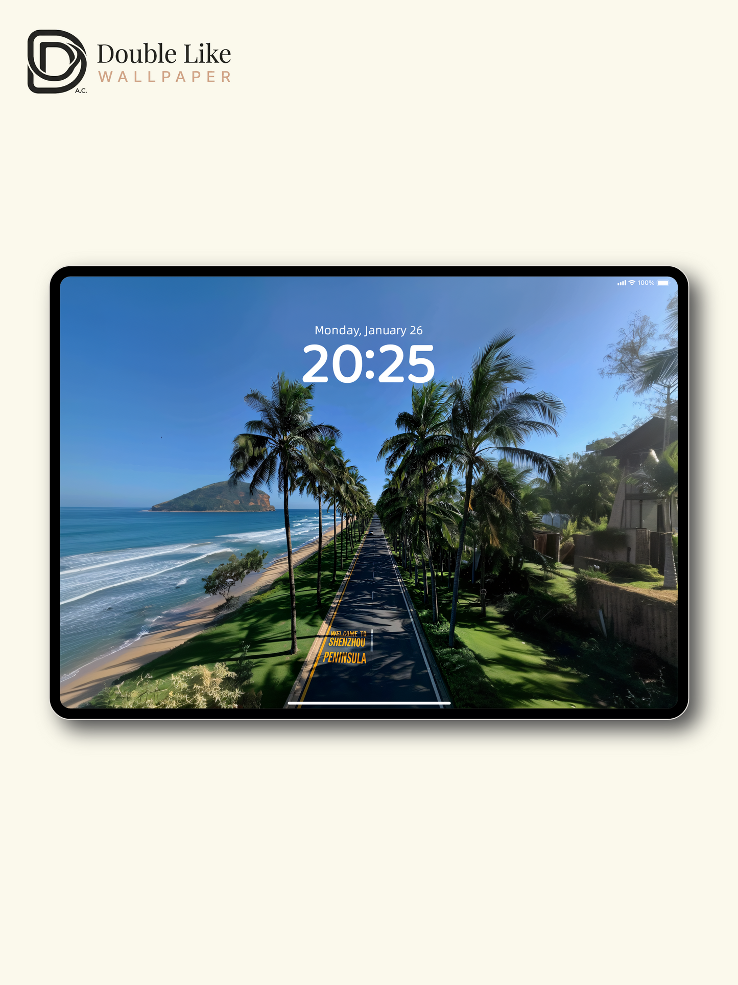 Tropical Beach Coastal Road Nature Landscape Wallpaper Pack [#JJ1346]