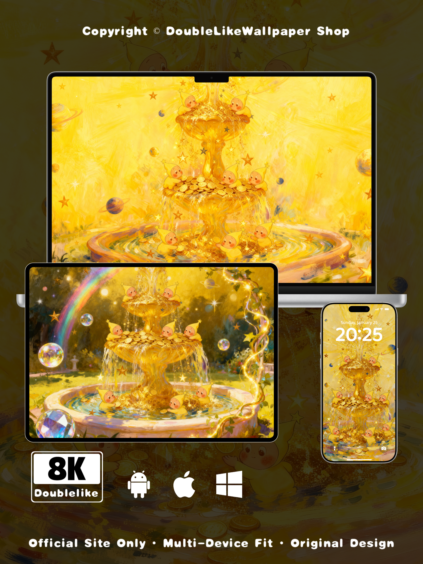 Energy Gold Coin Fountain [#176]