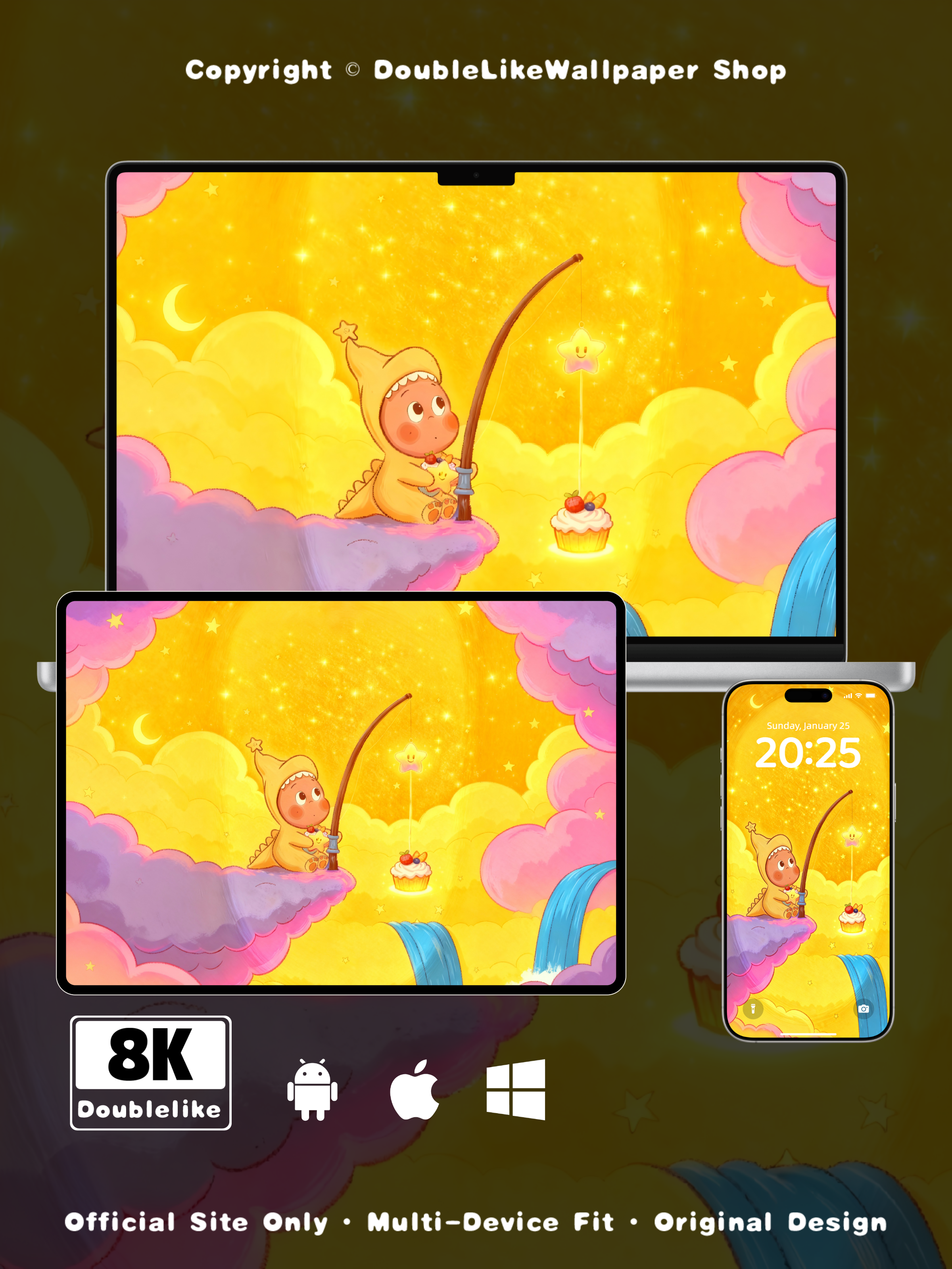 Fishing under Starry Night [#136]