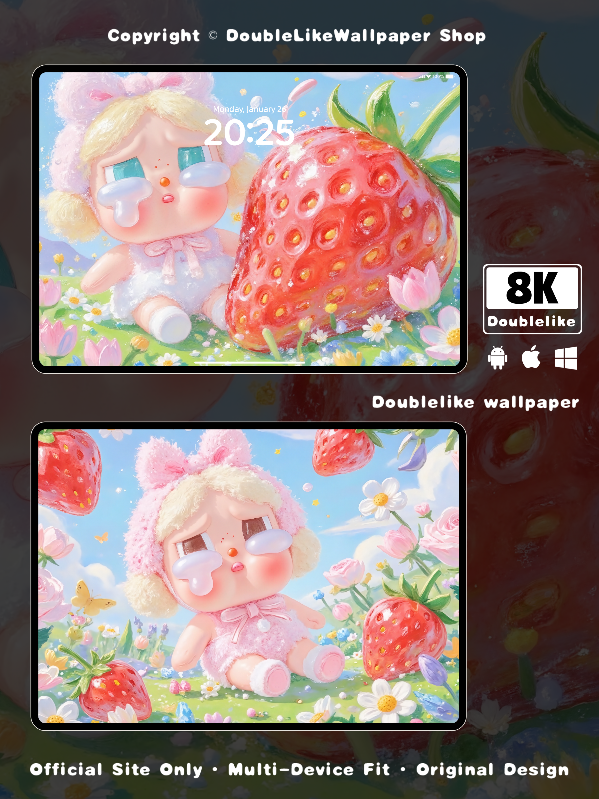 Delicious Strawberries [#C080]