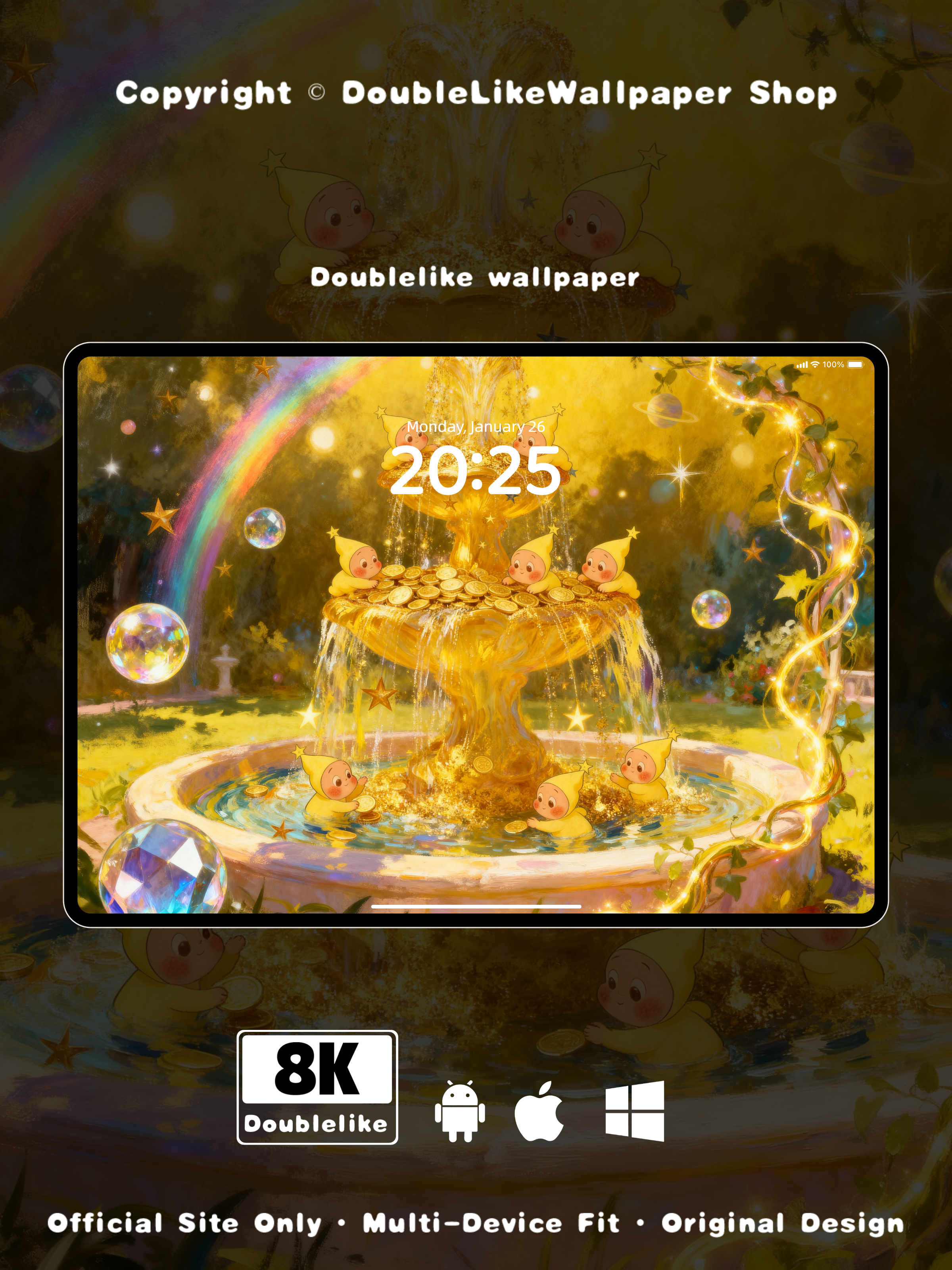 Energy Gold Coin Fountain [#176]