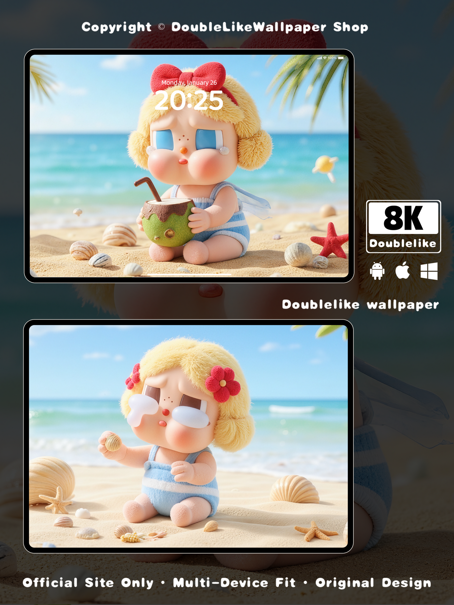 Slow Life on Beach [#C101]
