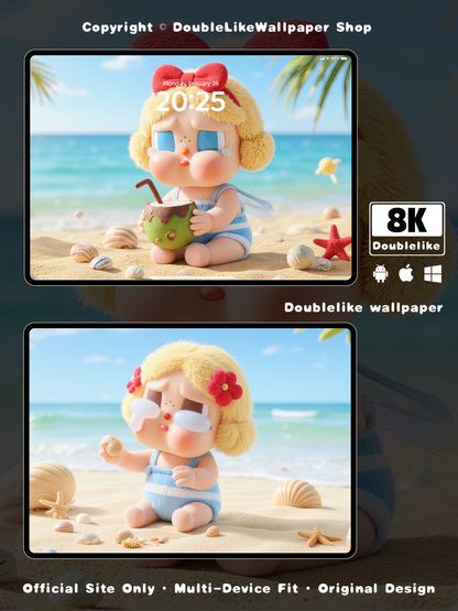 Slow Life on Beach [#C101]