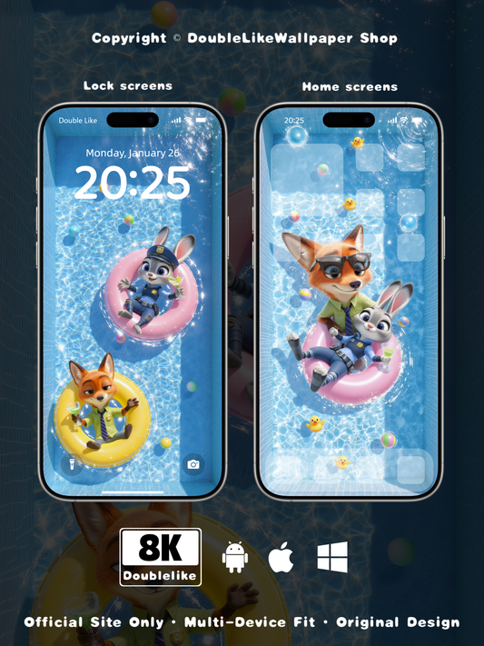 Relax on Swimming Pool [#D30]