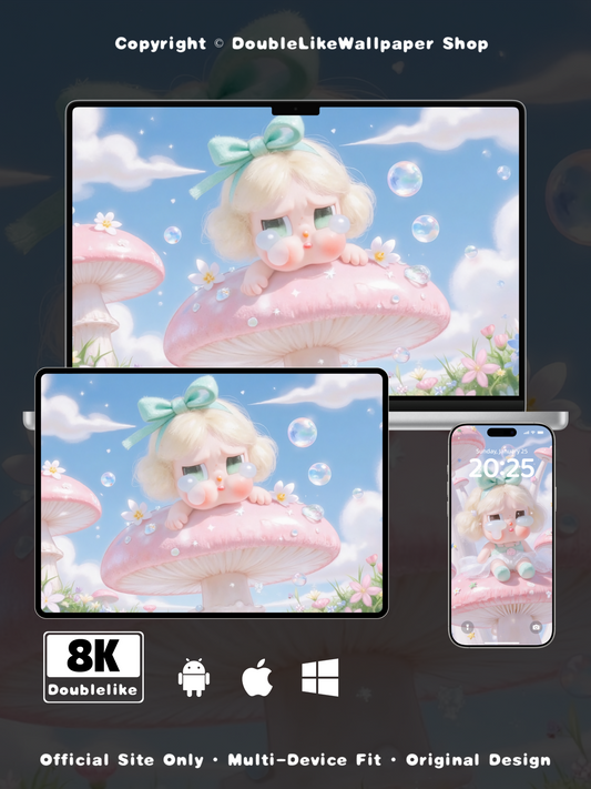 Pink Mushrooms [#C086]