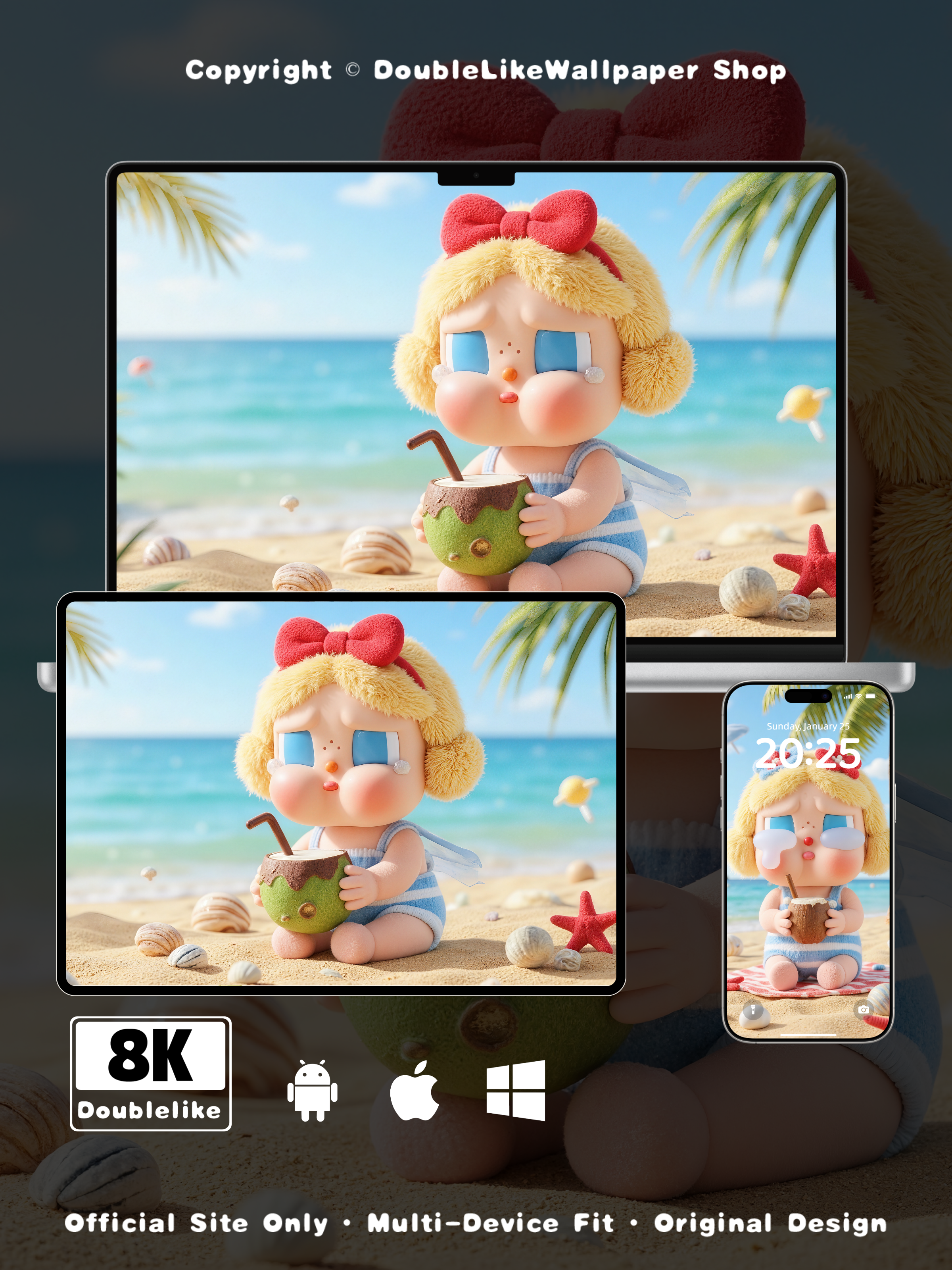 Slow Life on Beach [#C101]