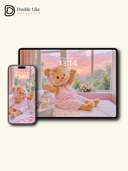 Good Morning & Good Night  | Cozy Healing Wallpaper Pack [#JJ186]