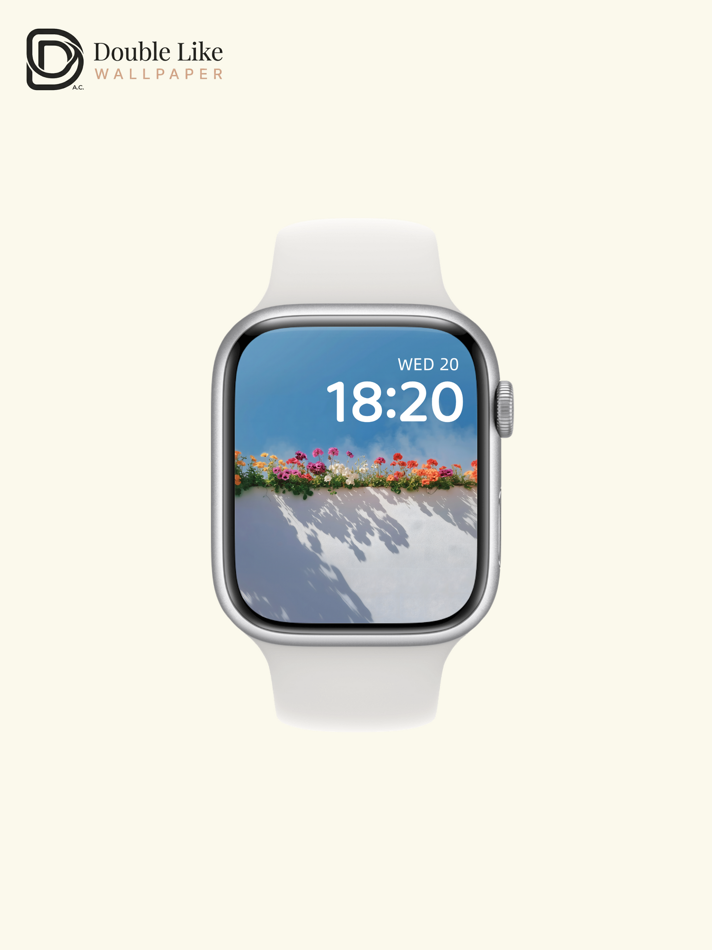 Fresh Summer Colorful Flowers Blue Sky Minimalist Lock Screen Wallpaper Pack [#ZJYX0649]