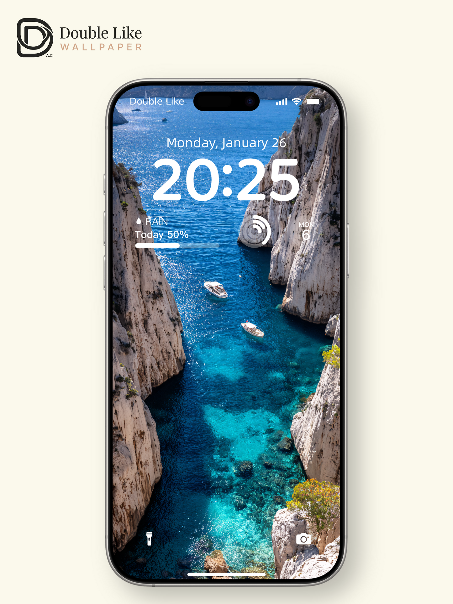 Mediterranean Calanques Turquoise Ocean Fjord Photography Wallpaper Pack [#JJ1213]