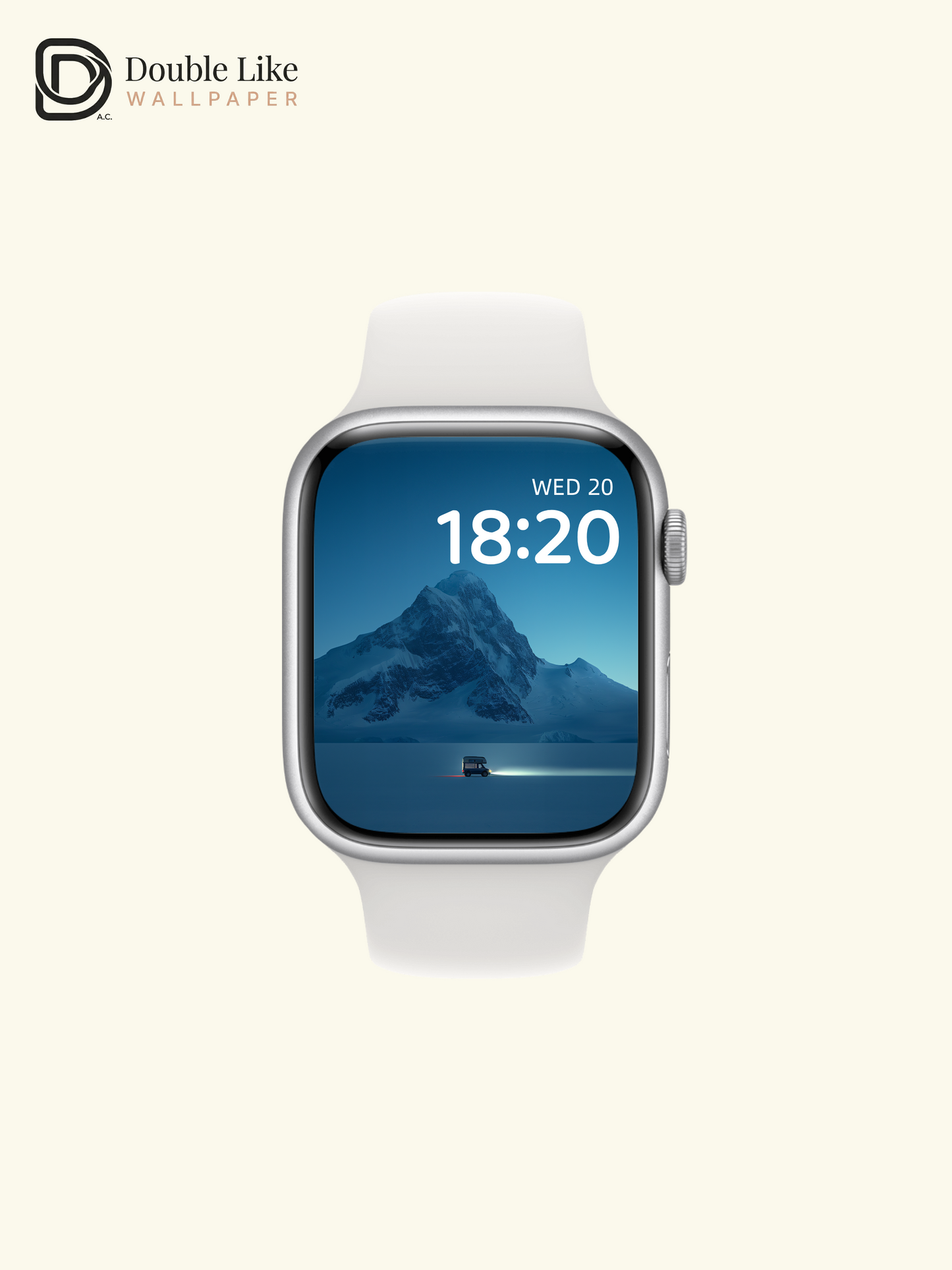 Minimal Snow Mountain Adventure Van Dawn Ambient Landscape Wallpaper Pack [#JJ1218]