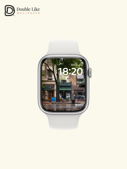 Cozy Rainy Forest Convenience Store 3D Aesthetic Wallpaper Pack [#JJ1379]