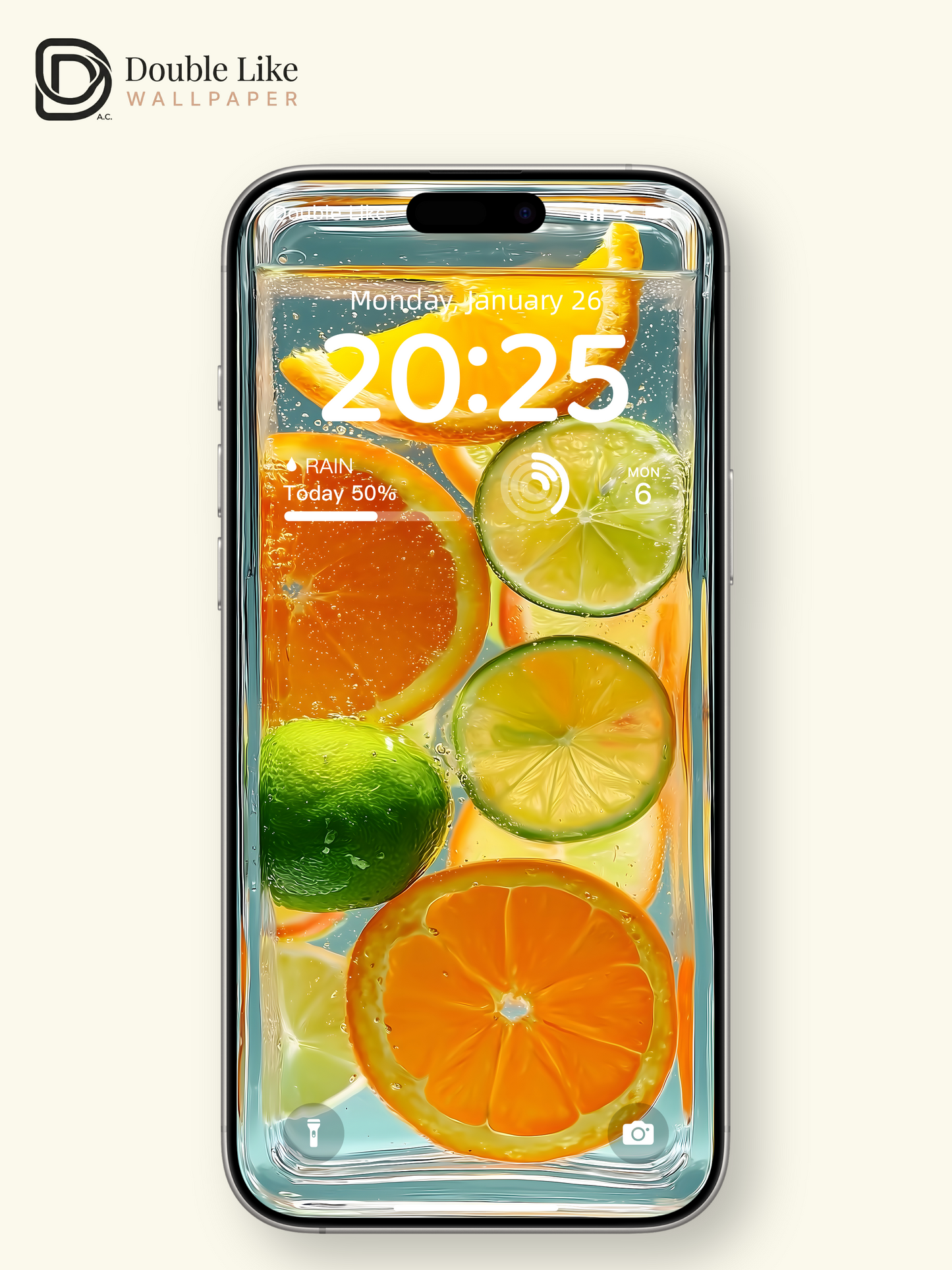 Fresh Summer Citrus Water Cheerful Photography Wallpaper Pack [#ZJYX0516]