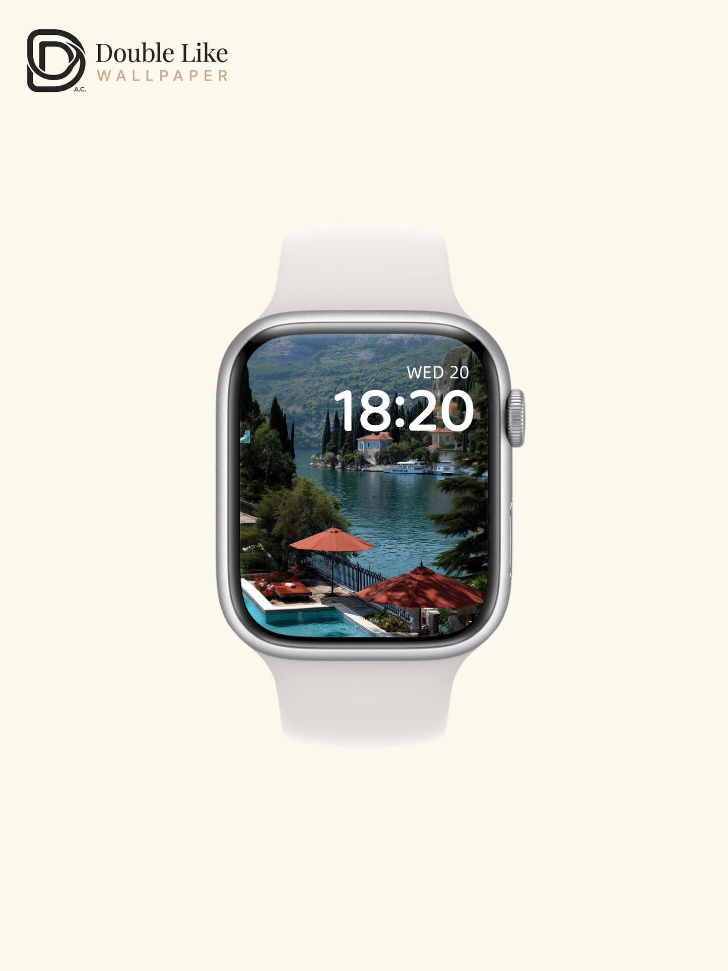 European Coastal Luxury Villa Resort Landscape Wallpaper Pack [#JJ1319]