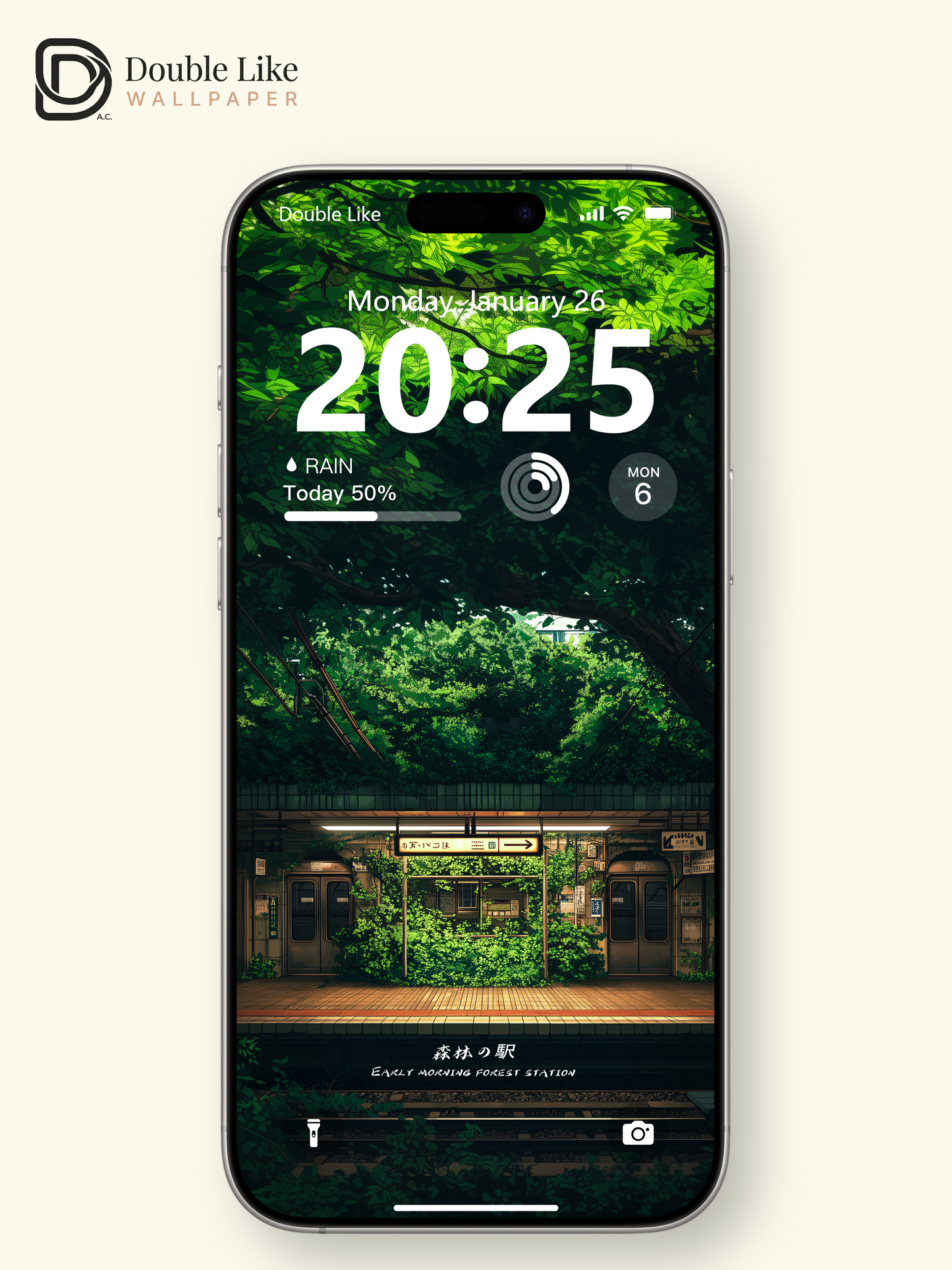 Early Morning Forest Train Station Healing Anime Aesthetic Wallpaper Pack [#WGF017]