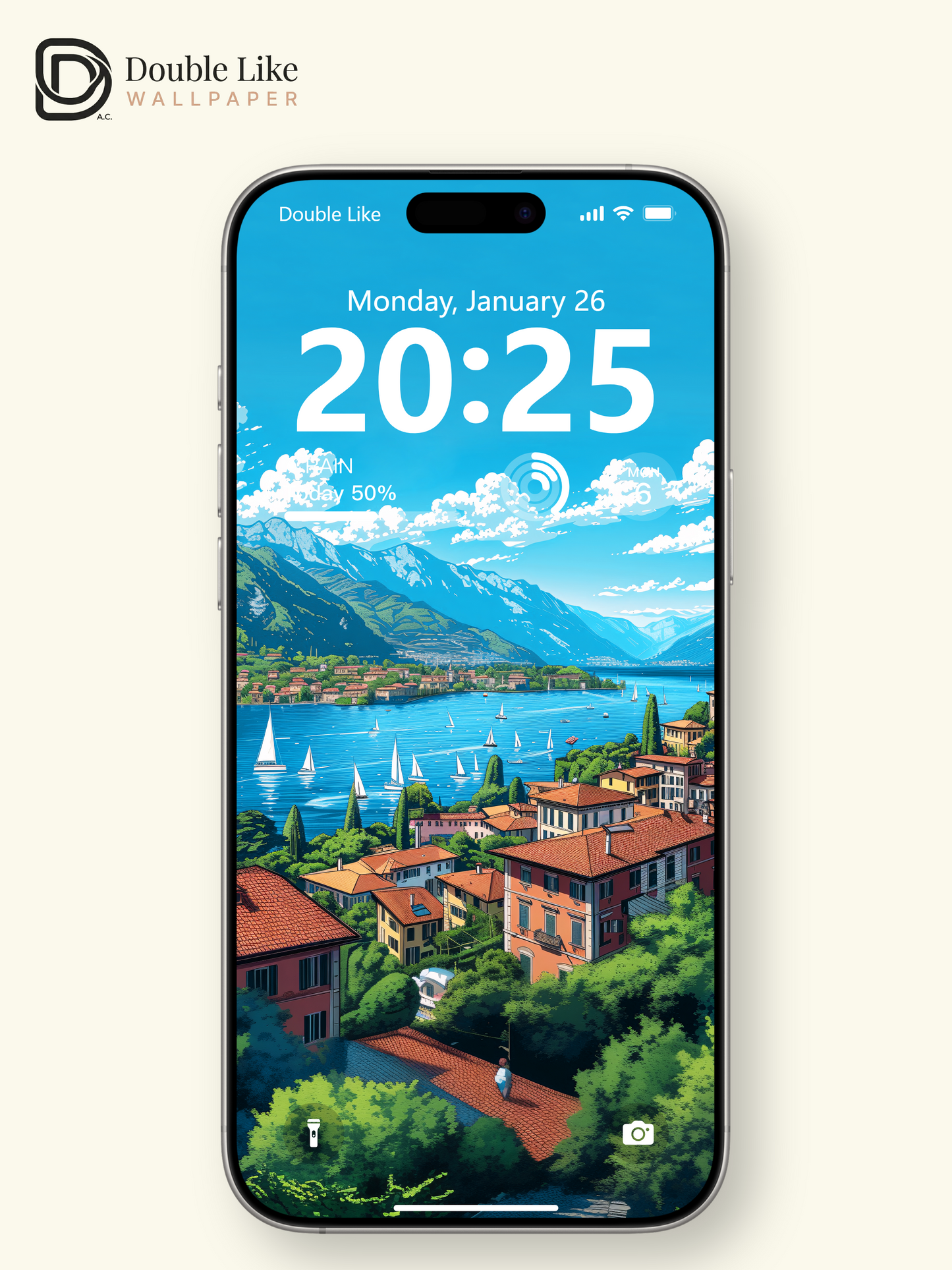 Coastal Town Sailboats Anime Inspired Aesthetic Wallpaper Pack [#WGF041]