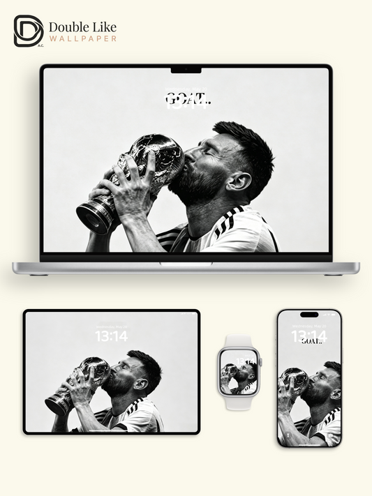 Set Messi’s iconic champion moment as your phone wallpaper! Works for all devices [#HWWc004]