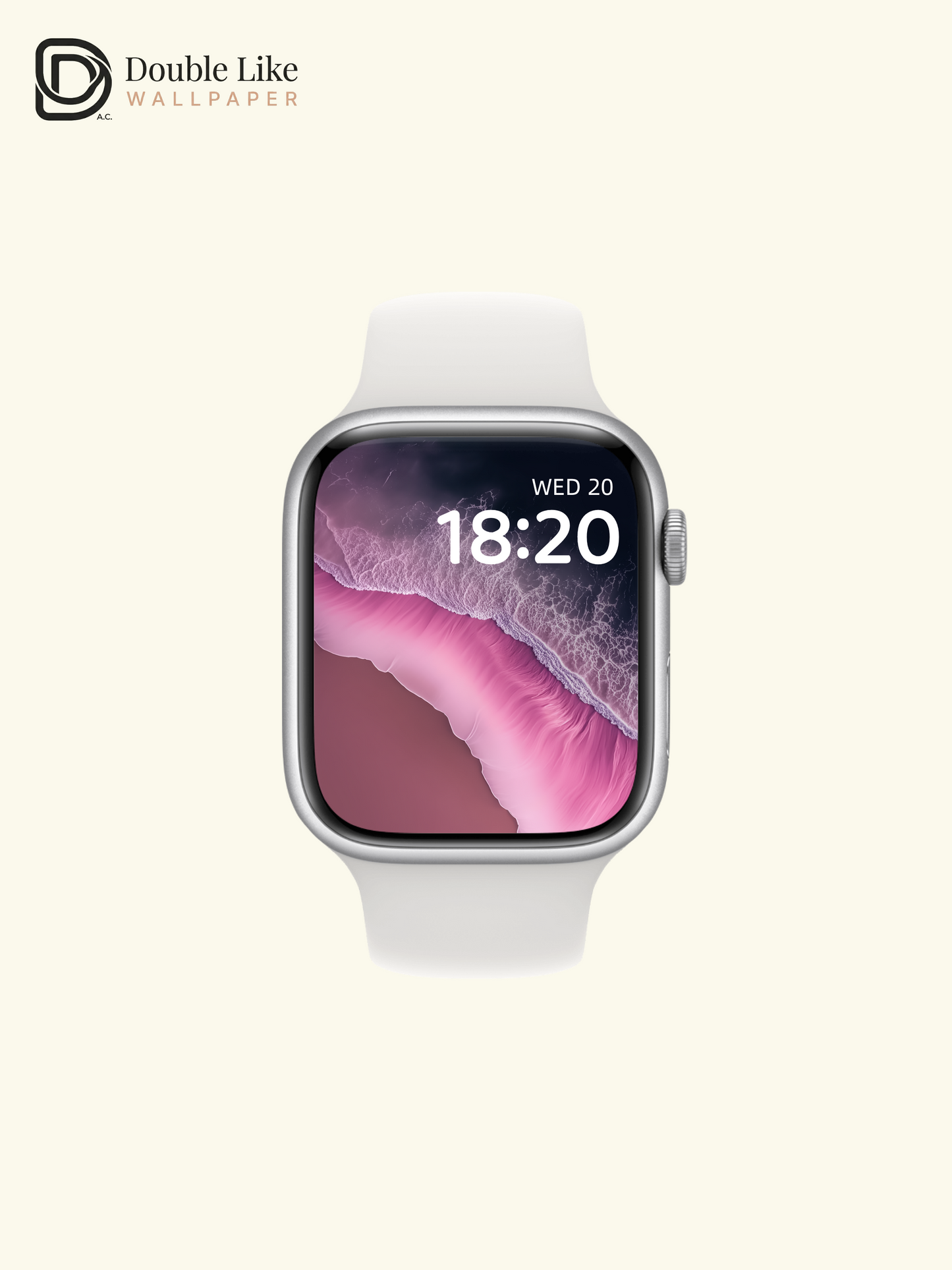 Pink Dreamy Ocean Waves Minimalist Aesthetic Landscape Wallpaper Pack [#ZMY534]