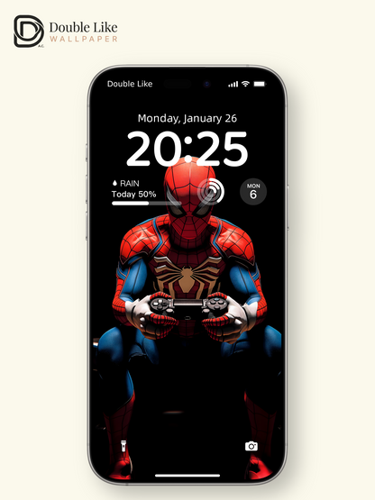 Funny Spider-Man Playing Game Dark Aesthetic Wallpaper Pack [#ZJY497]