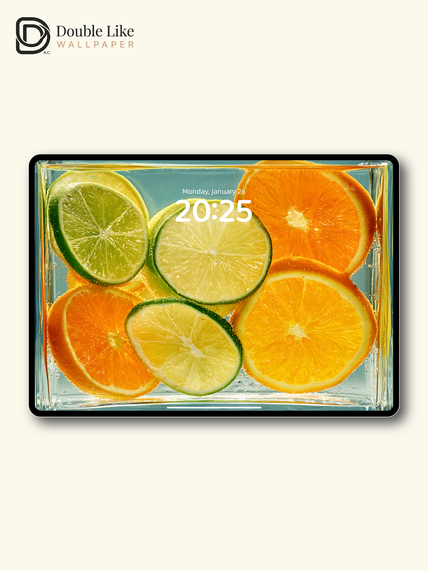 Fresh Summer Citrus Water Cheerful Photography Wallpaper Pack [#ZJYX0516]