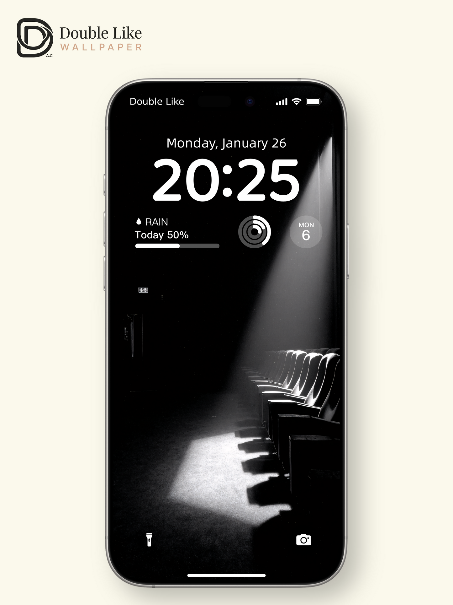 Cinematic Light Empty Cinema Theater Seat Lonely Minimalist Wallpaper Pack [#JJ1219]