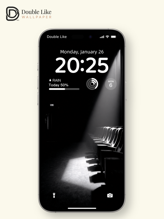 Cinematic Light Empty Cinema Theater Seat Lonely Minimalist Wallpaper Pack [#JJ1219]