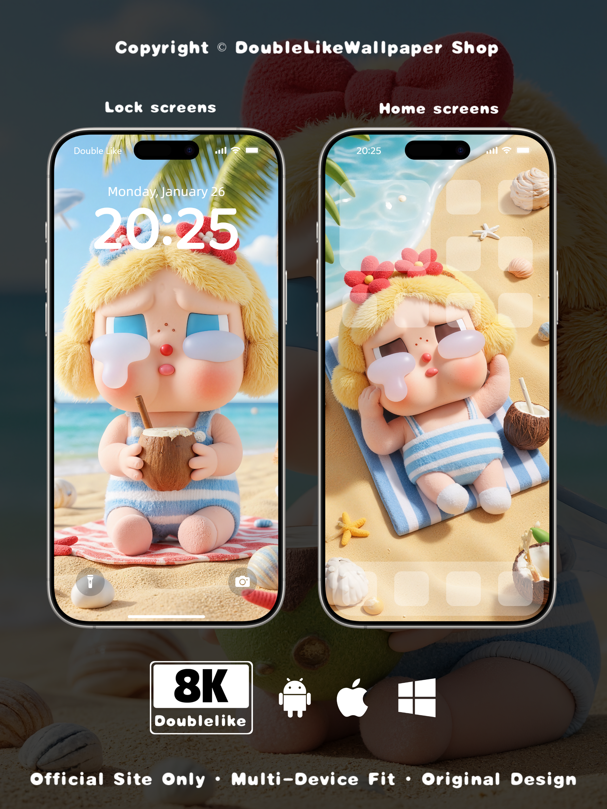 Slow Life on Beach [#C101]