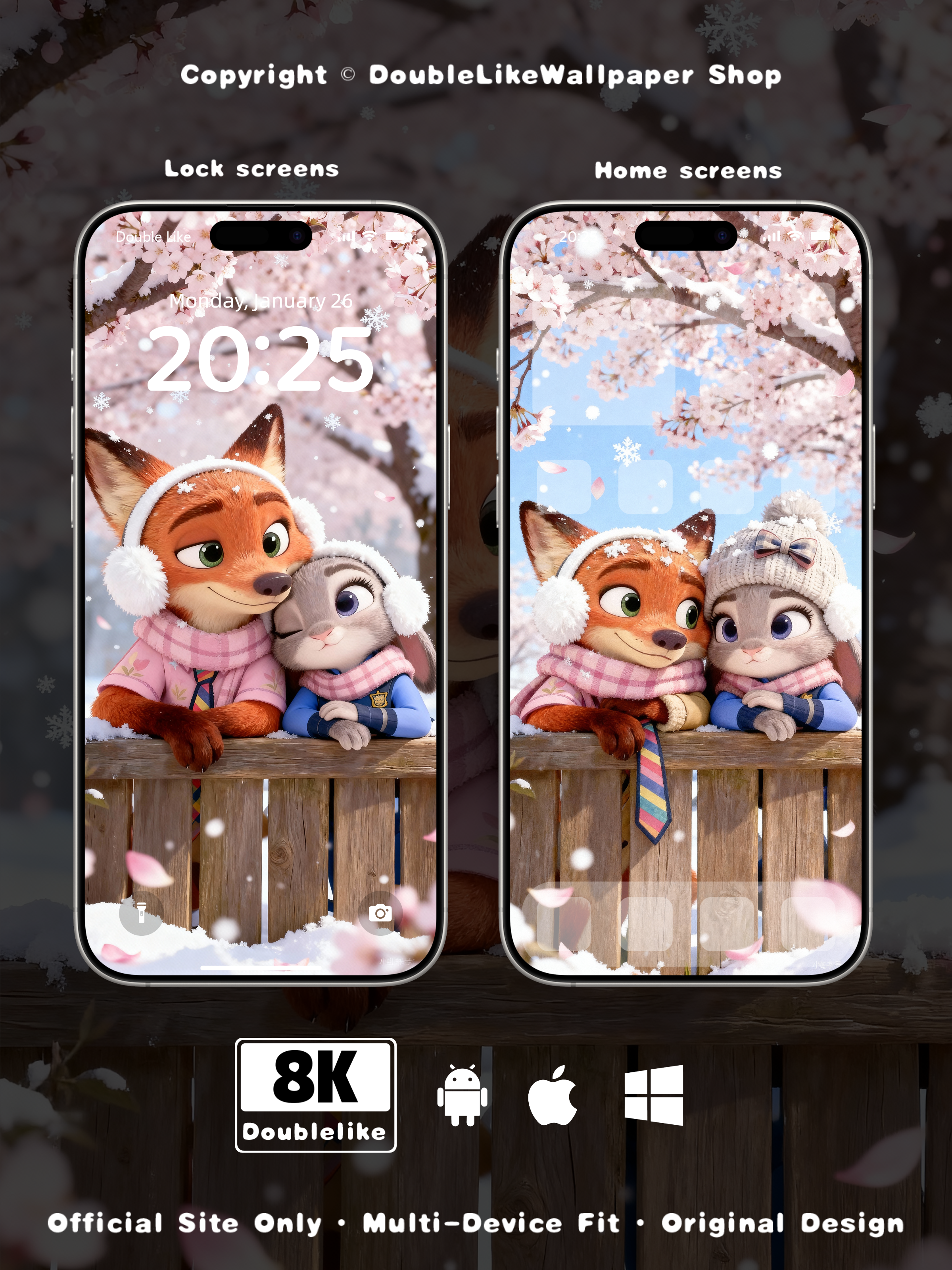 Under Cherry Trees in Winter [#153]