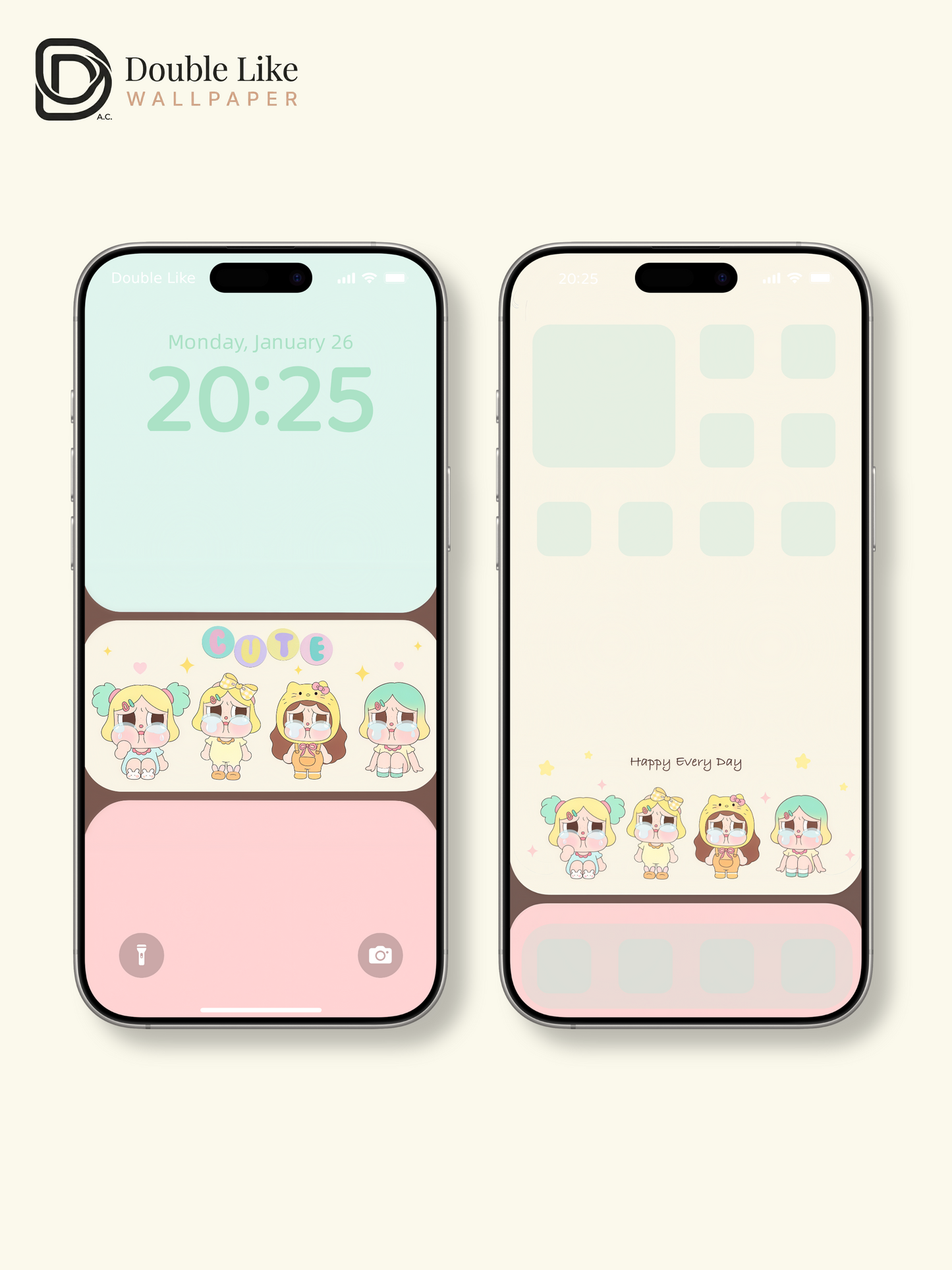 It's Okay to Cry💛 | Cozy Cute Wallpaper Pack [#JJ410]