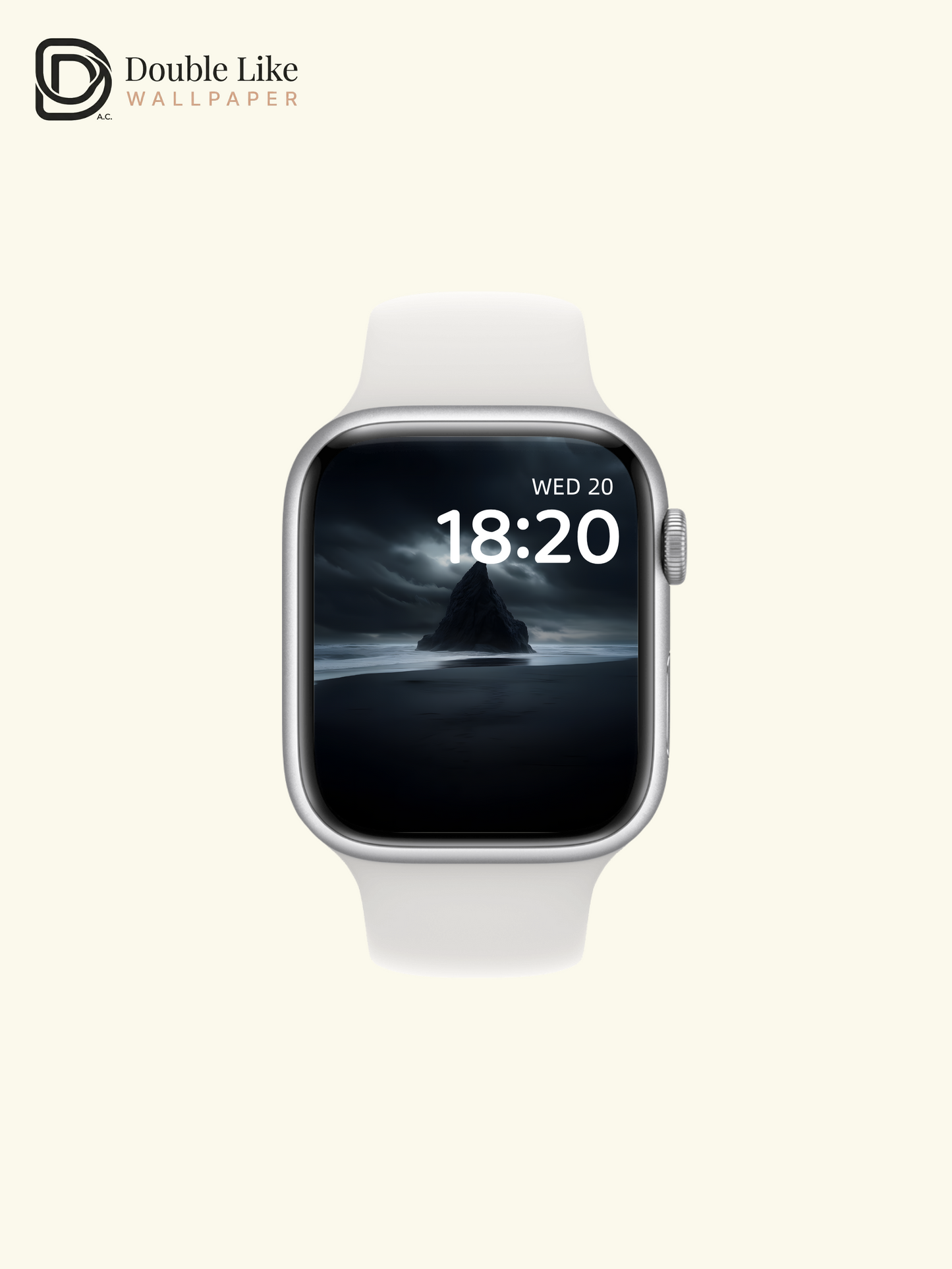 Combined Product Name: Stormy Dark Beach Lone Sea Rock Lonely Calming Inspirational Dark Tone Ocean Landscape Full-Device Wallpaper Pack [#ZMY026]