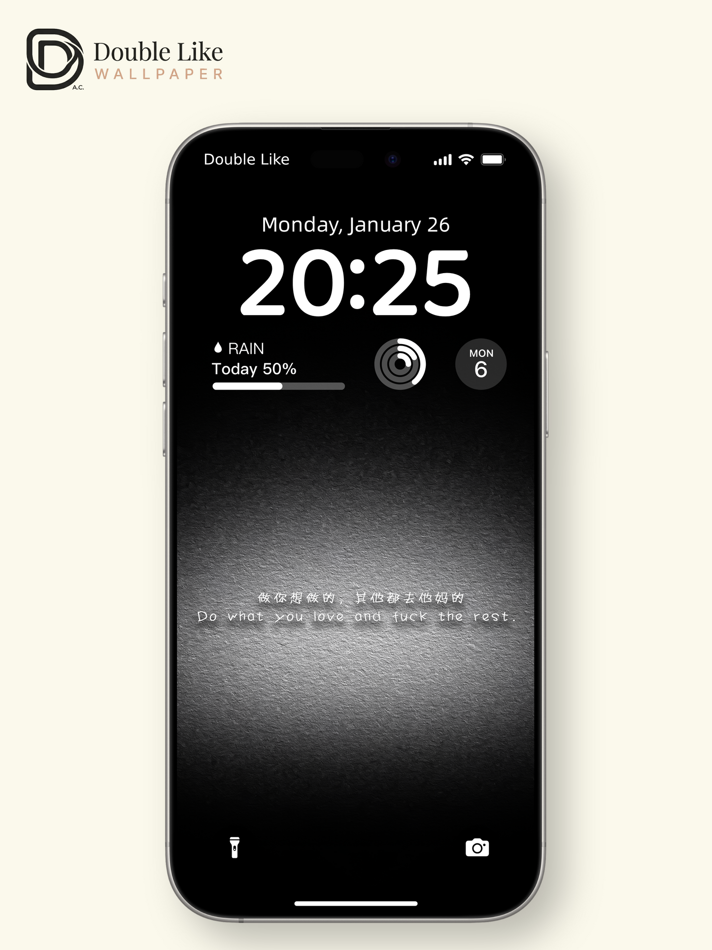 Follow Your Passion Minimal Motivational Full Wallpaper Set [#ZMY423]