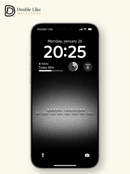 Follow Your Passion Minimal Motivational Full Wallpaper Set [#ZMY423]