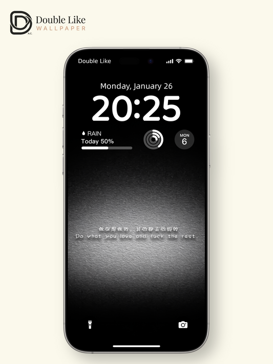 Follow Your Passion Minimal Motivational Full Wallpaper Set [#ZMY423]