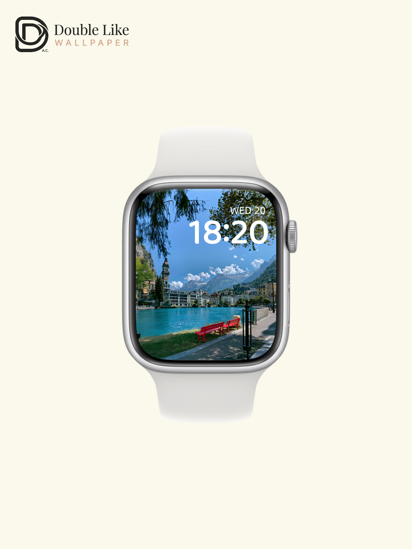 Scenic European Lake Town Alps Mountain Aesthetic Wallpaper Pack [#JJ1369]
