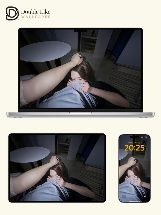 Dreaming Into the Night | Dreamy Girl Wallpaper Pack [#gjc2606012]