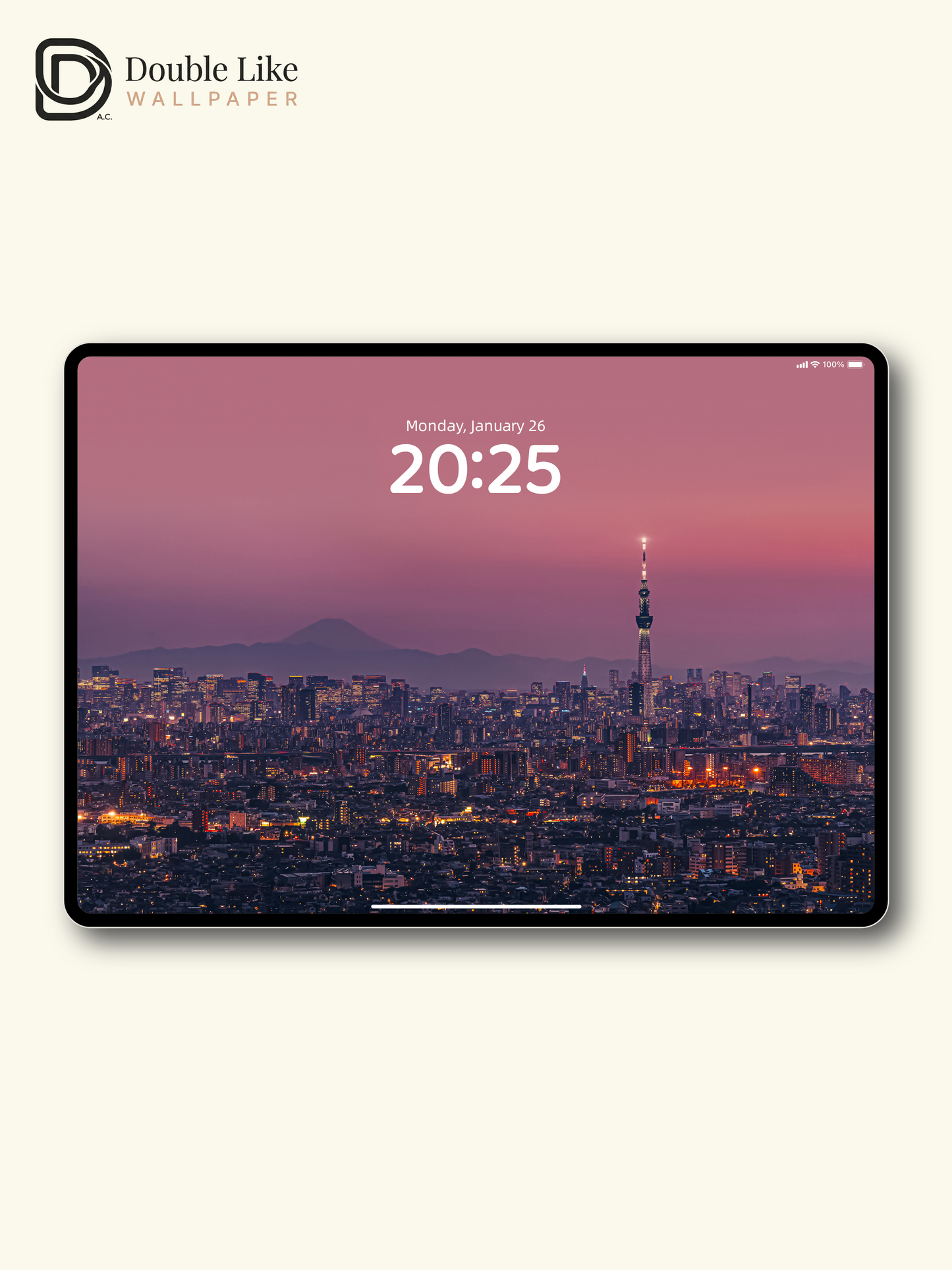 Tokyo Cityscape Sunset Aesthetic Purple Glow Premium Wallpaper Pack [#ZMY509]
