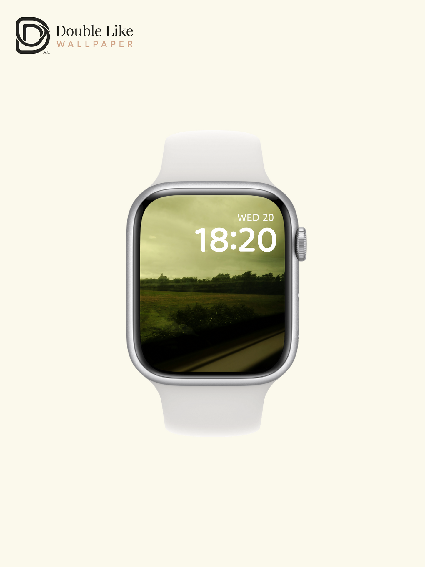 Cinematic Train Window View Vintage Green Field Aesthetic Wallpaper Pack [#ZMY524]