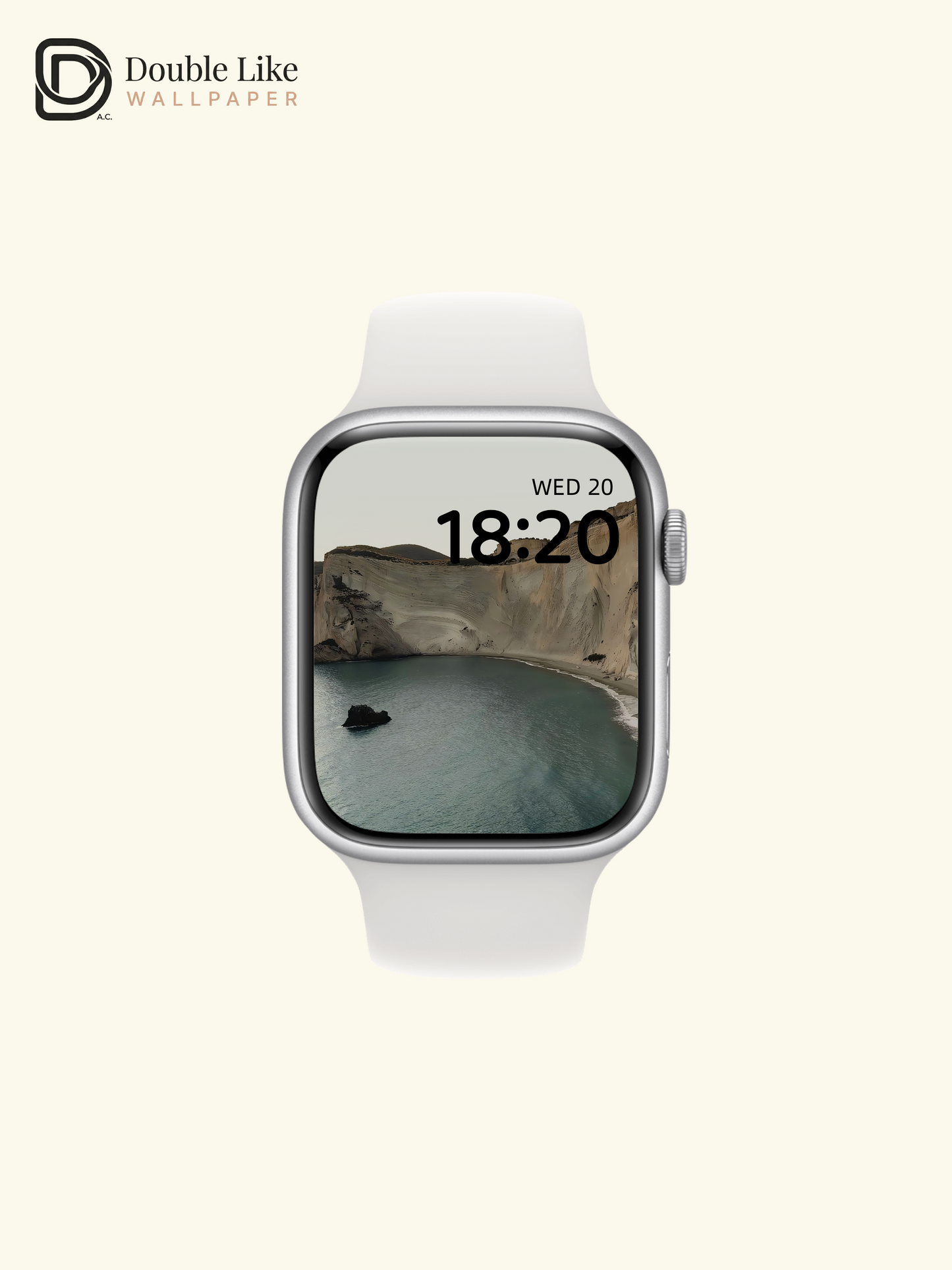 Morandi Coast Cliff Calming Landscape Wallpaper Pack [#ZMY368]