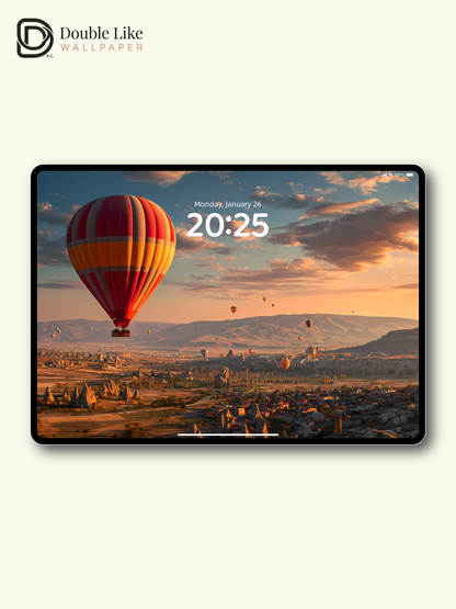 Sunset Hot Air Balloon Wallpaper Pack [#LFHL1008]