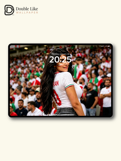 Iran female football‑fan stadium‑vibe live‑wallpaper pack for all devices [#HWWc014]