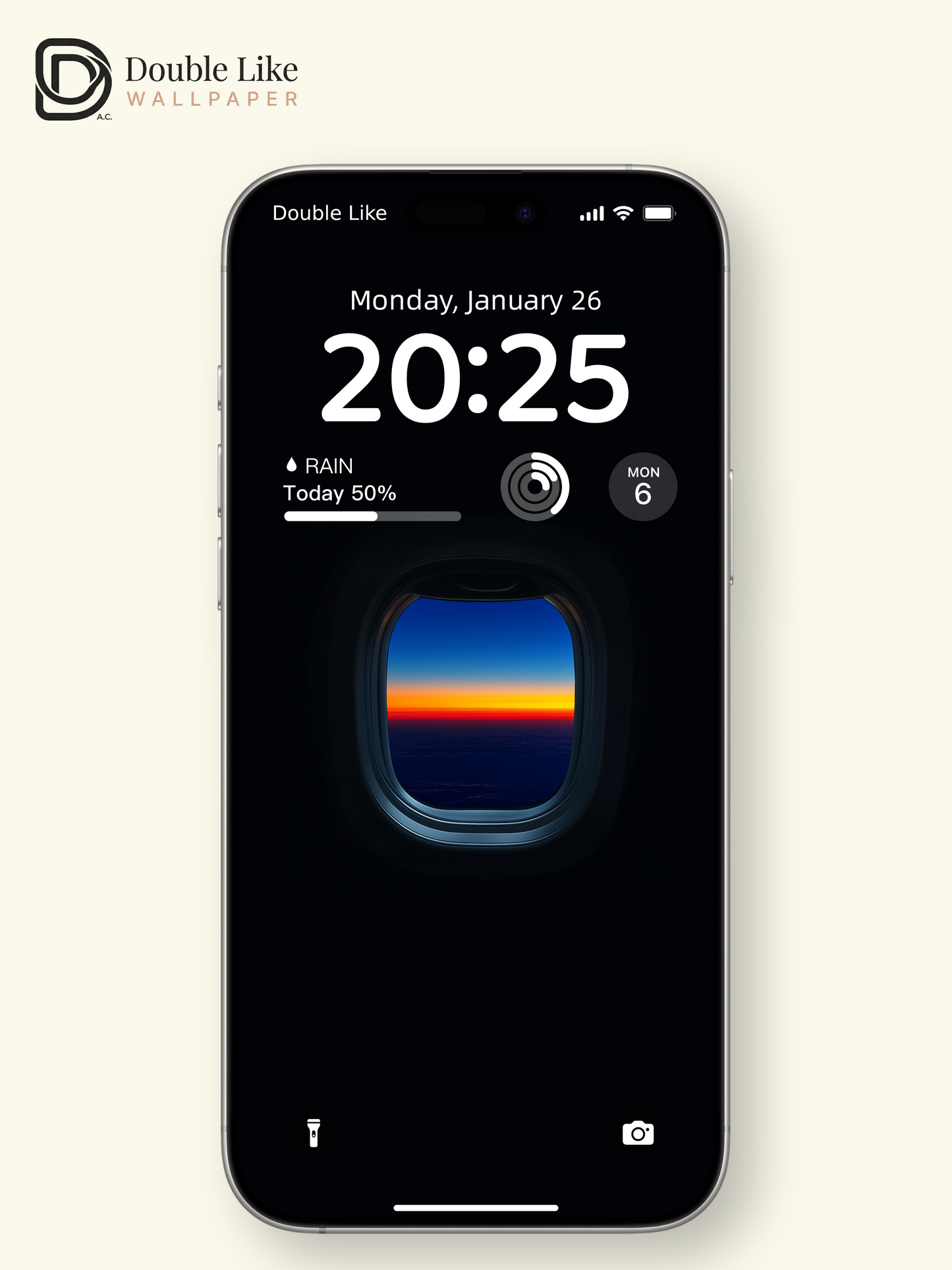 Airplane Window Sunset Minimal Dark Aesthetic Wallpaper Pack [#ZJY205]