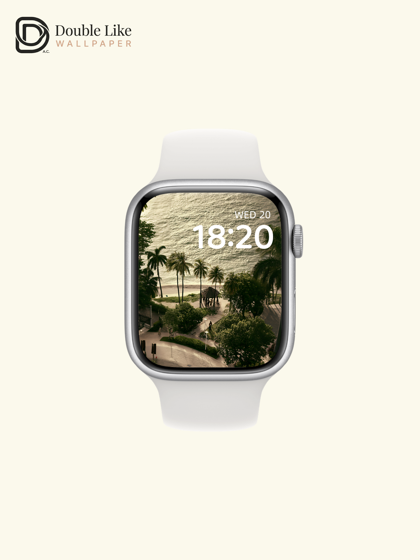 Tropical Beach Sea Sunset Golden Hour Palm Tree Aesthetic Landscape Wallpaper Pack [#JJ1359]