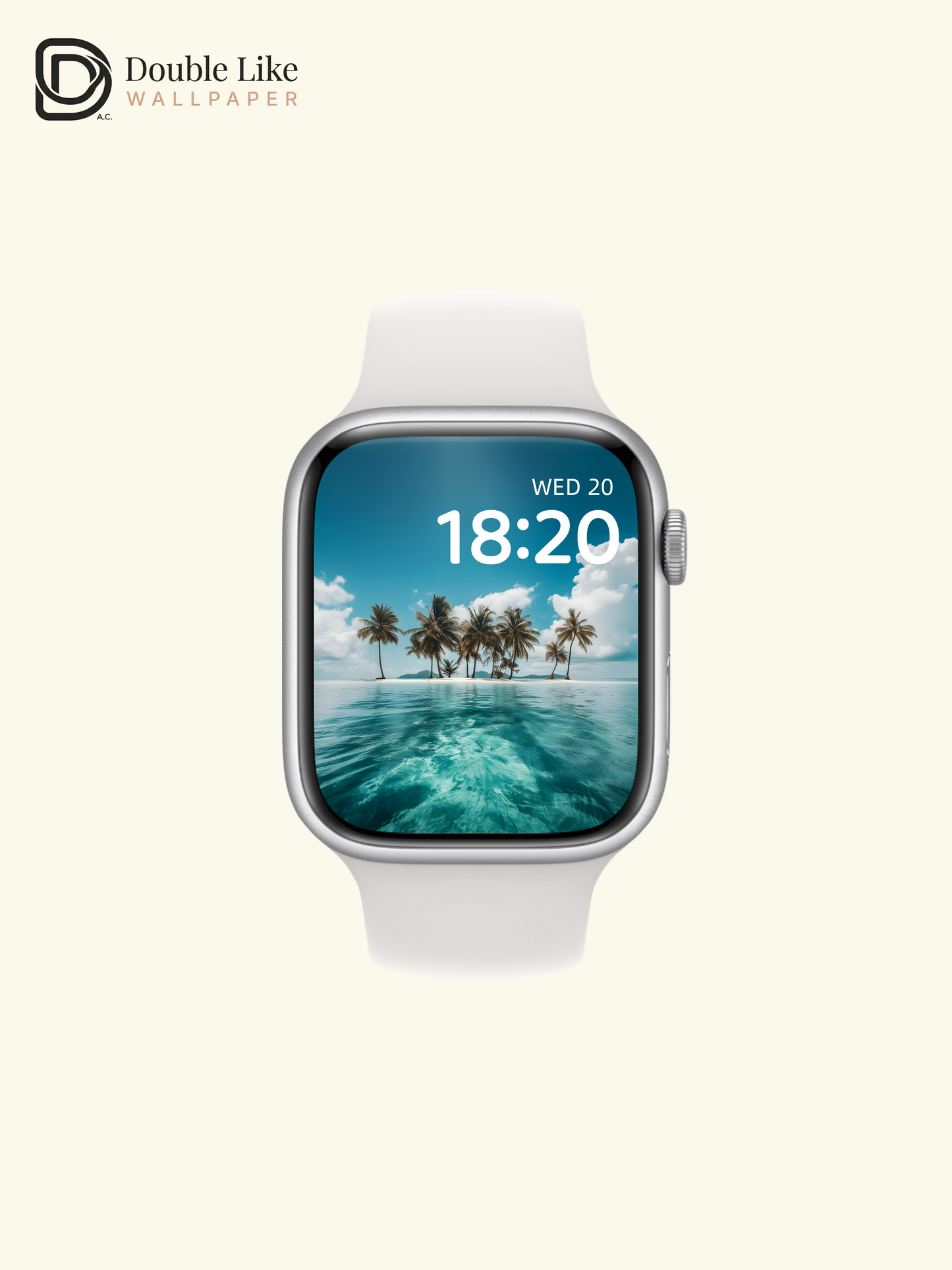 Tropical Island Palm Trees Beach Aesthetic Wallpaper Pack [#ZJY468]