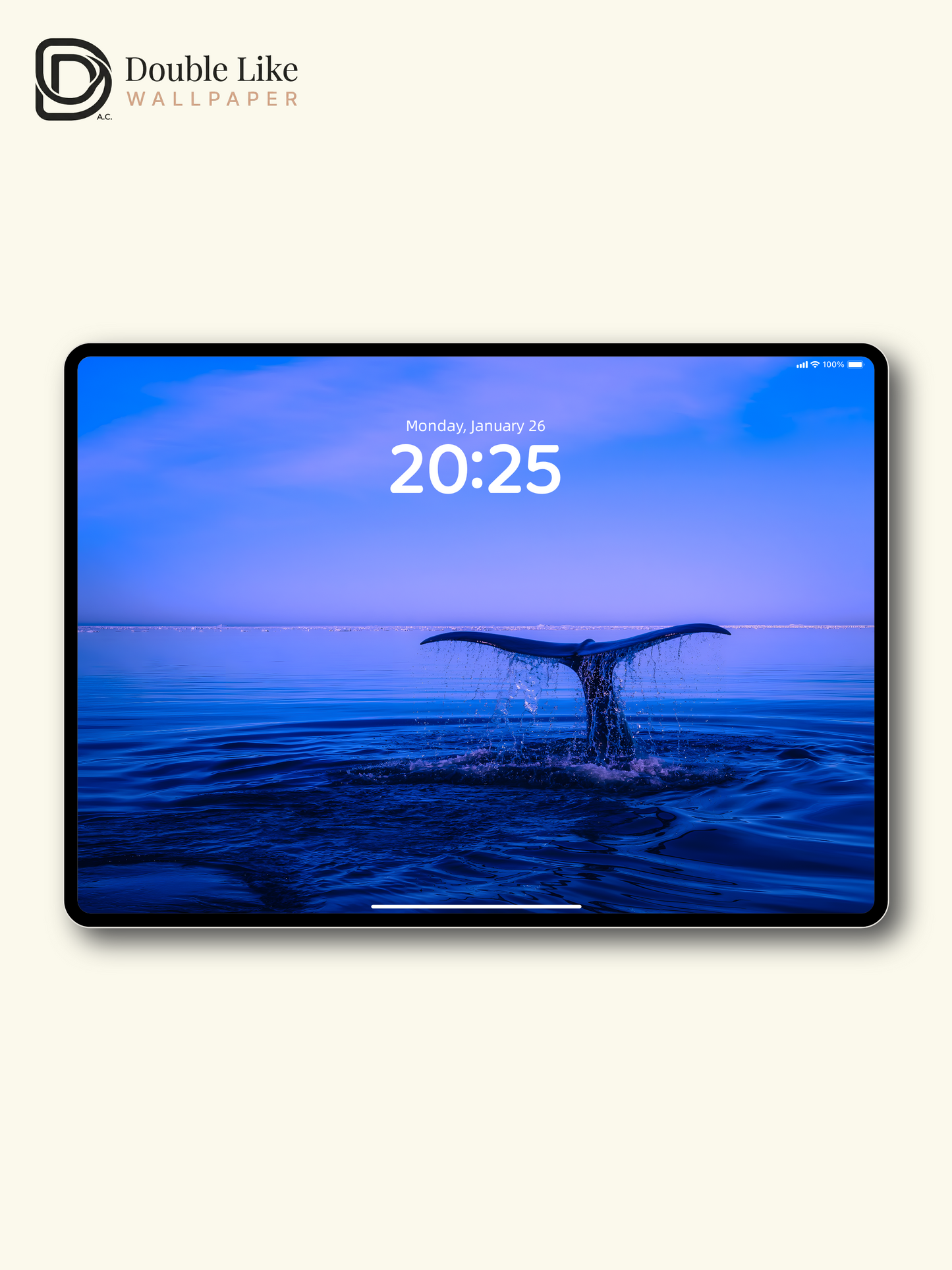 Majestic Whale Tail Splash Deep Blue Ocean Aesthetic Wallpaper Pack [#ZMY523]