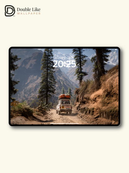 Himalayan Mountain Road & Off-Road Adventure Aesthetic Wallpaper Pack [#JJ1410]